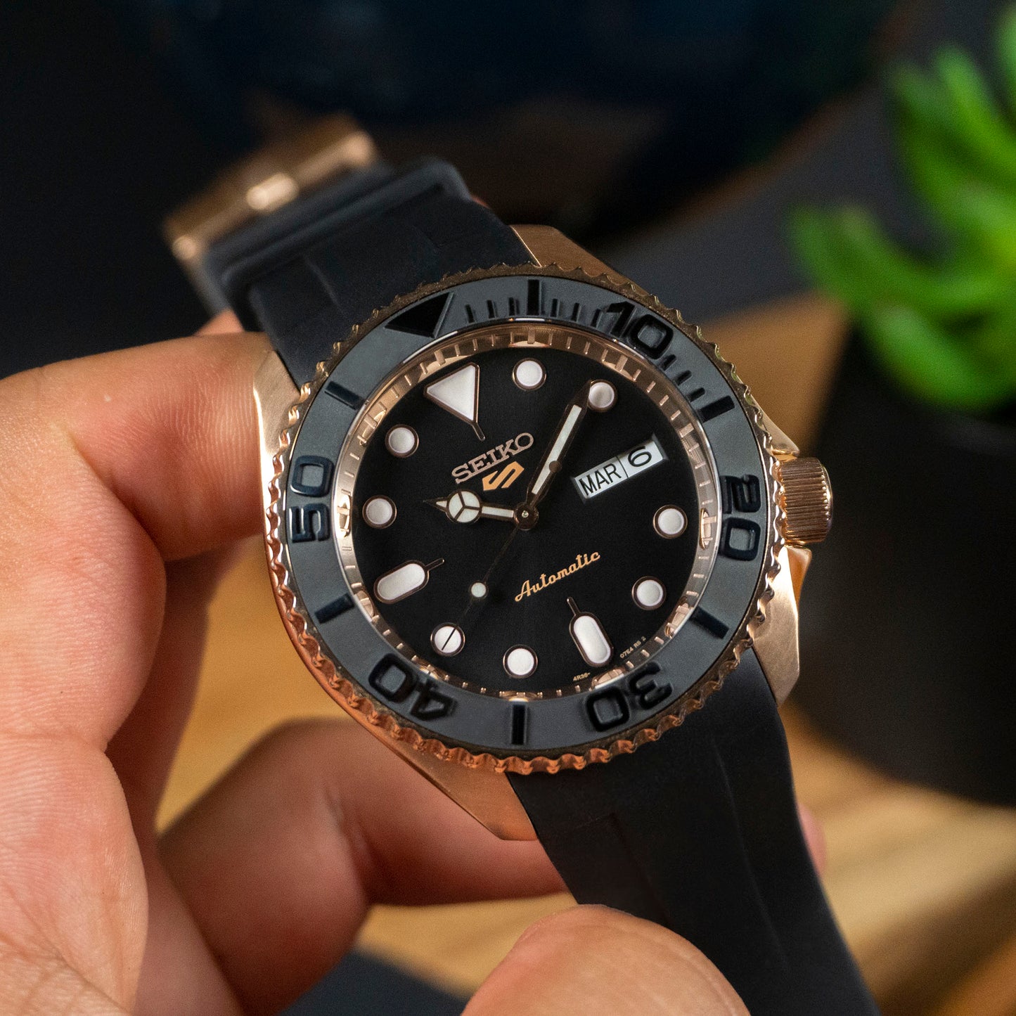 YACHT-MASTER 5KX - ROSE GOLD | Seiko Mod