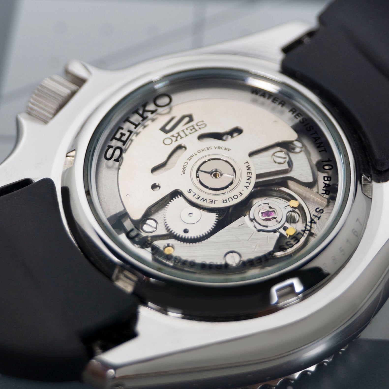 YACHT-MASTER 5KX NAVY Seiko Sports Mod Watch – Watch Cobblers