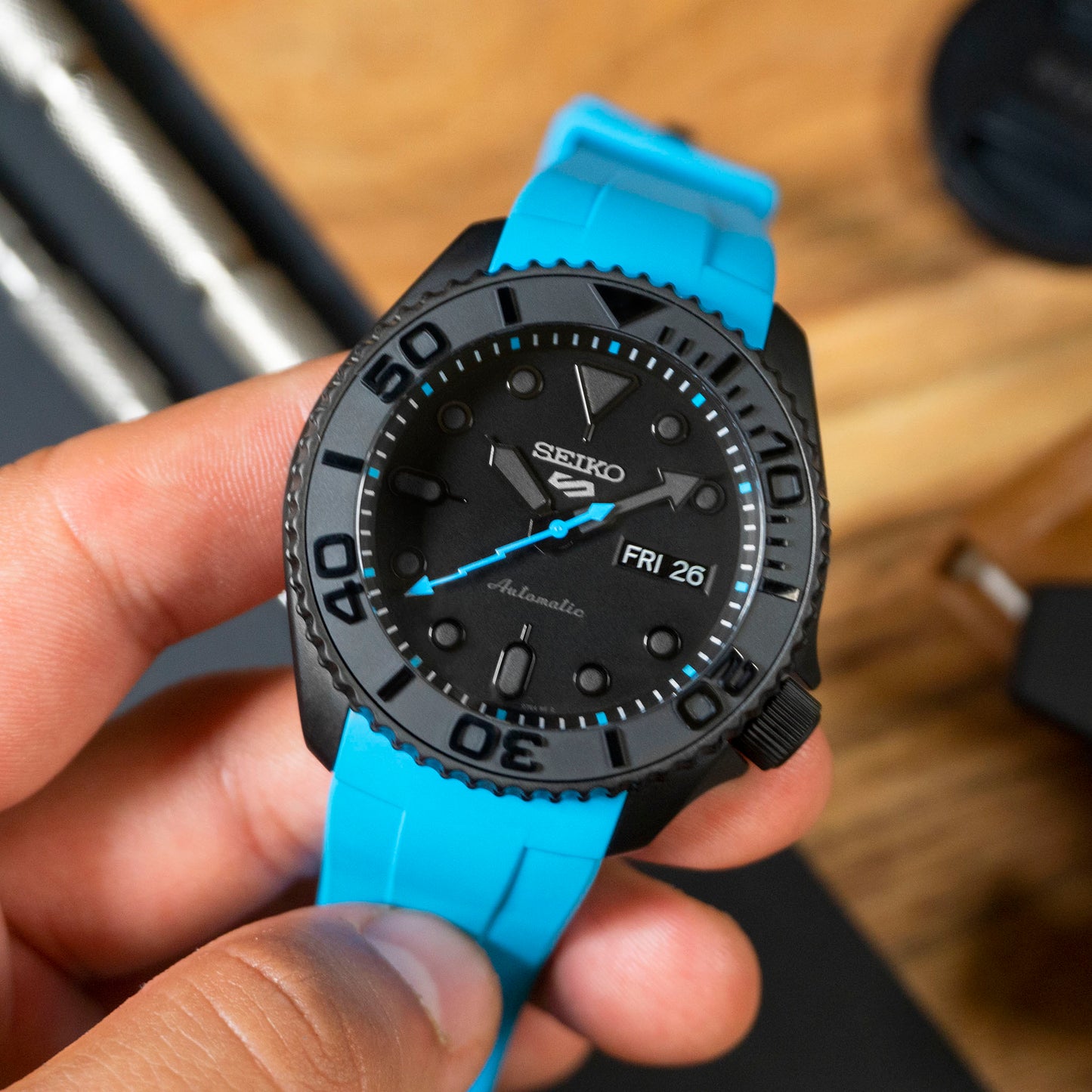 BLACKOUT 5KX - BLUE | Seiko Mod