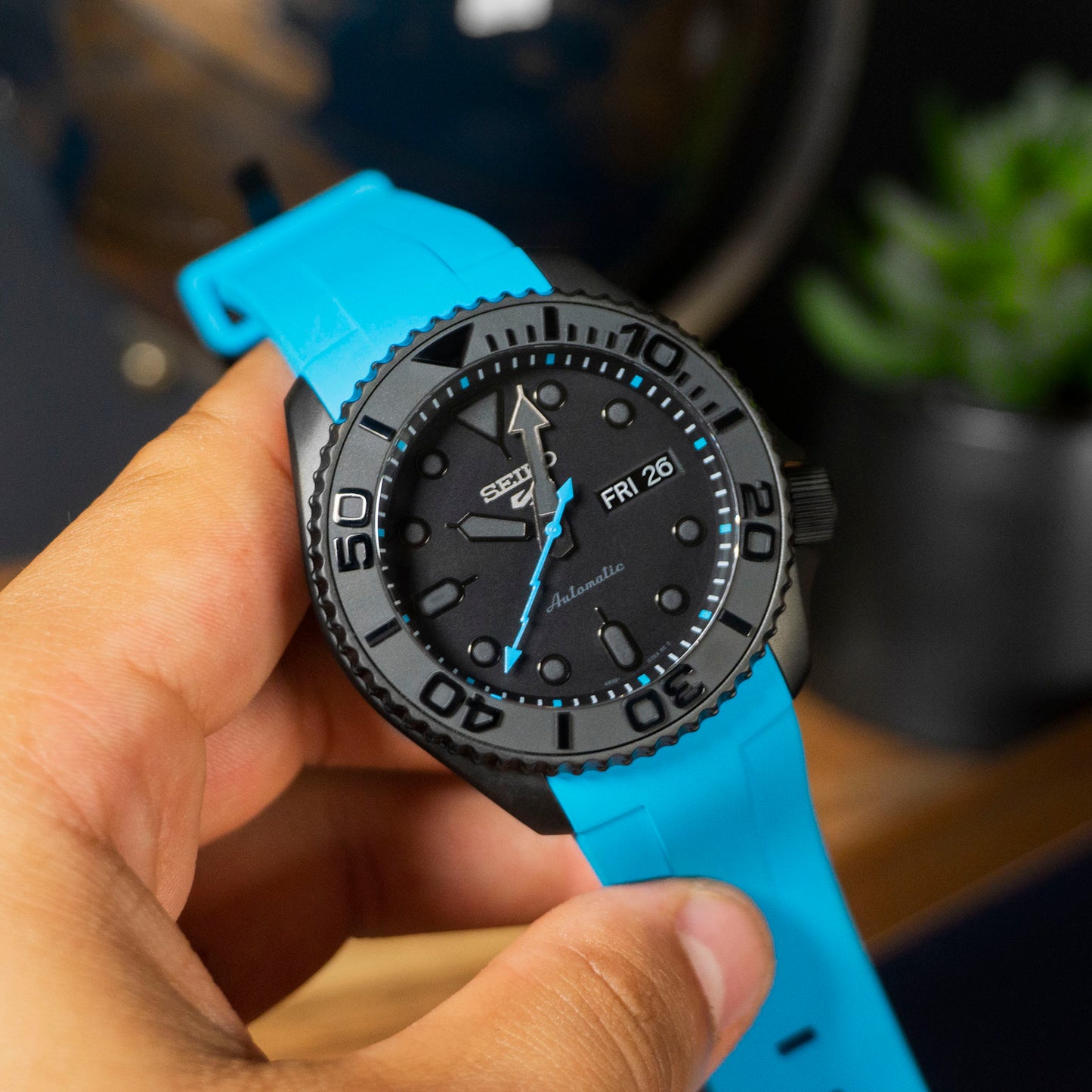 BLACKOUT 5KX - BLUE | Seiko Mod