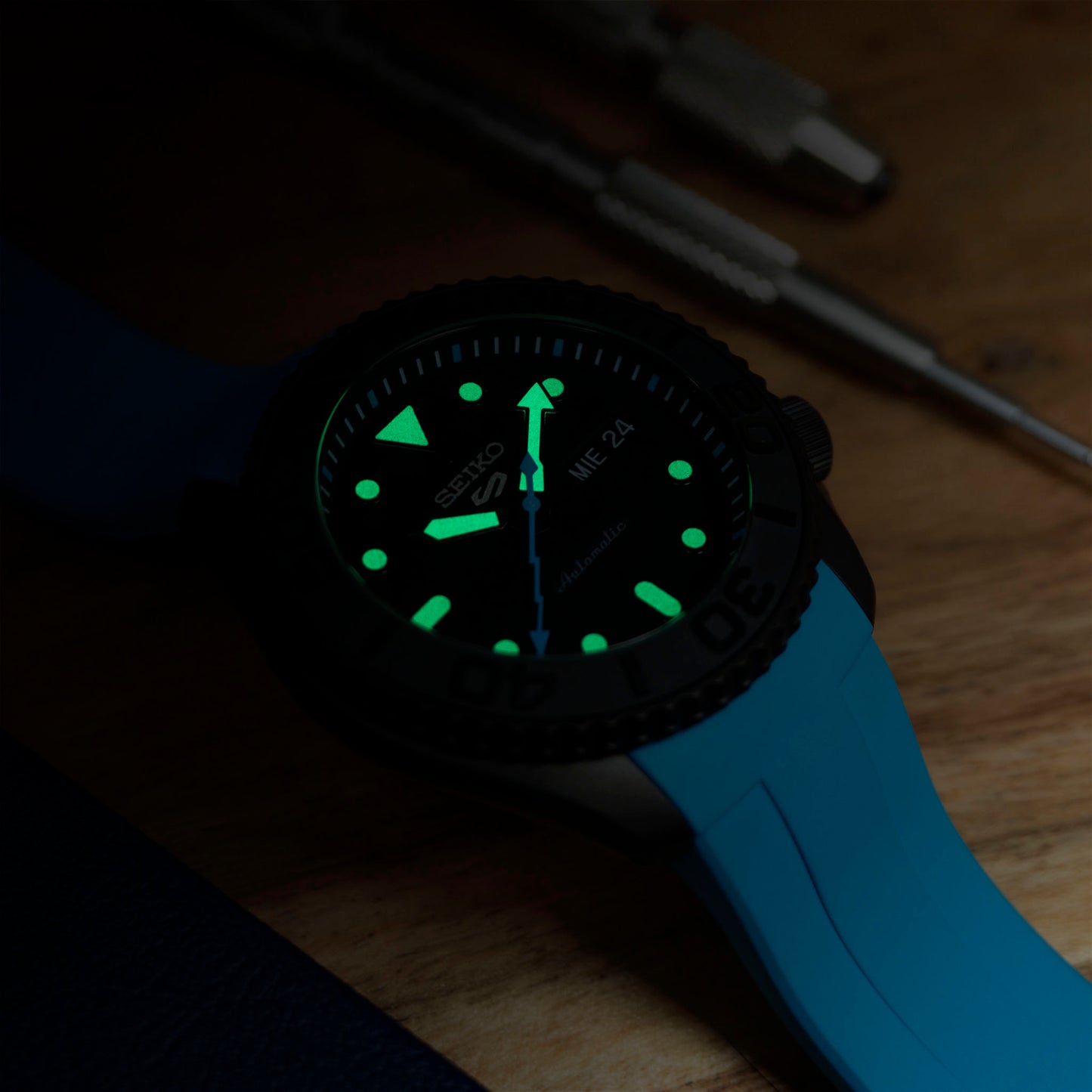 BLACKOUT 5KX - BLUE | Seiko Mod